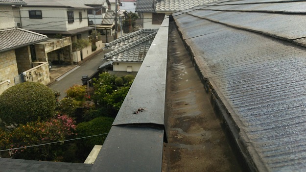 明石市　軒先　劣化　カバー工法